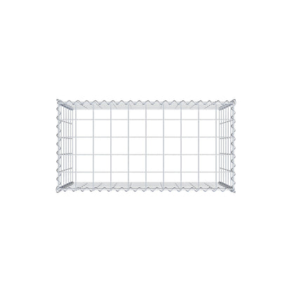 Gabion rapporté type 3 100 cm x 60 cm x 50 cm (L x H x P), mailles 10 cm x 10 cm, spirale