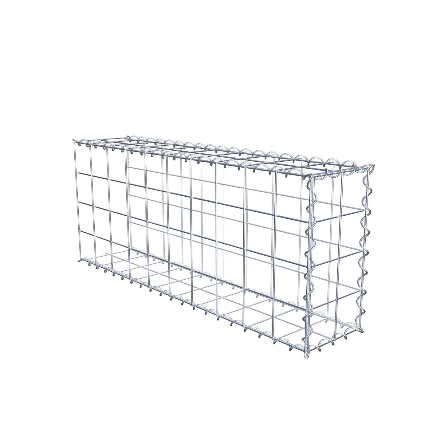 Gabbione aggiuntivo tipo 2 100 cm x 40 cm x 20 cm (L x A x P), maglia 10 cm x 10 cm, spirale