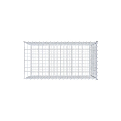 Grown-on gabion type 2 100 cm x 60 cm x 50 cm (L x H x D), mesh size 5 cm x 5 cm, spiral