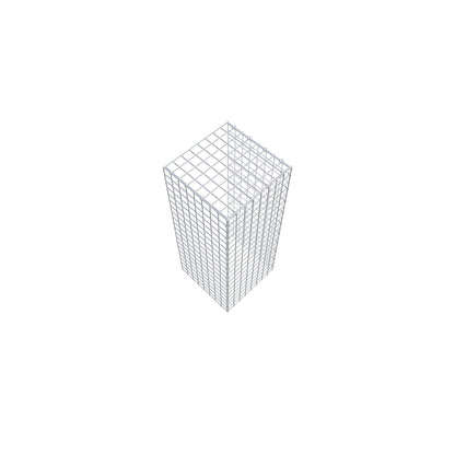 Fourche rapportée type 4 100 cm x 40 cm x 40 cm (L x H x P), mailles 5 cm x 5 cm, anneau C