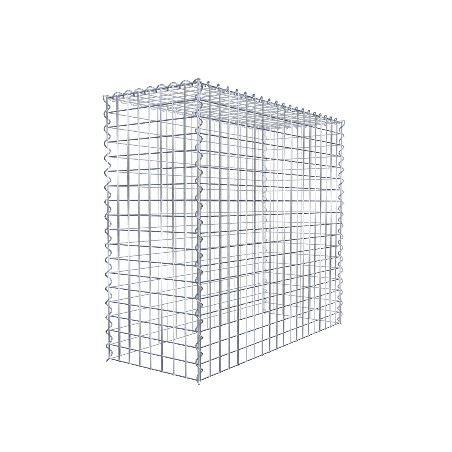 Gabion rapporté type 3 100 cm x 90 cm x 40 cm (L x H x P), mailles 5 cm x 5 cm, spirale