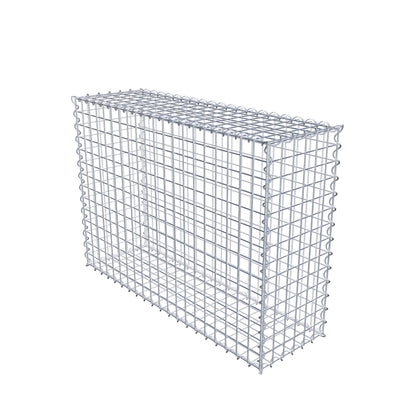 Gabião 100 cm x 70 cm x 30 cm (C x A x P), malhagem 5 cm x 5 cm, espiral