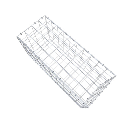 Gabbione 100 cm x 50 cm x 40 cm (L x H x P), maglia 10 cm x 10 cm, anello a C