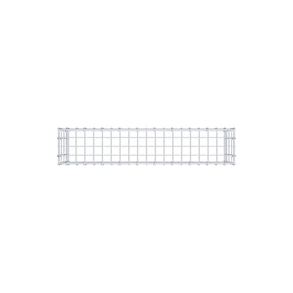 Fourche rapportée type 3 100 cm x 40 cm x 20 cm (L x H x P), mailles 5 cm x 10 cm, anneau C