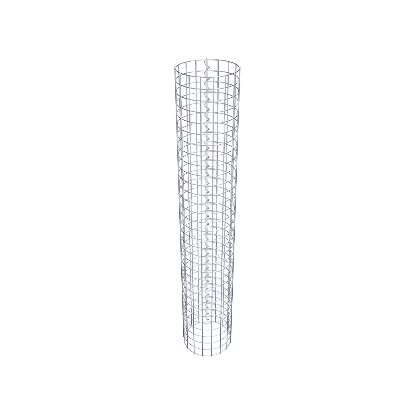 Colonne de gabion ronde 27 cm de diamètre, 160 cm de hauteur, maille 5 cm x 5 cm