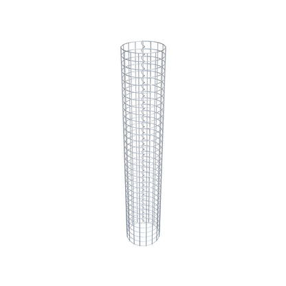 Colonne de gabion ronde 27 cm de diamètre, 160 cm de hauteur, maille 5 cm x 5 cm