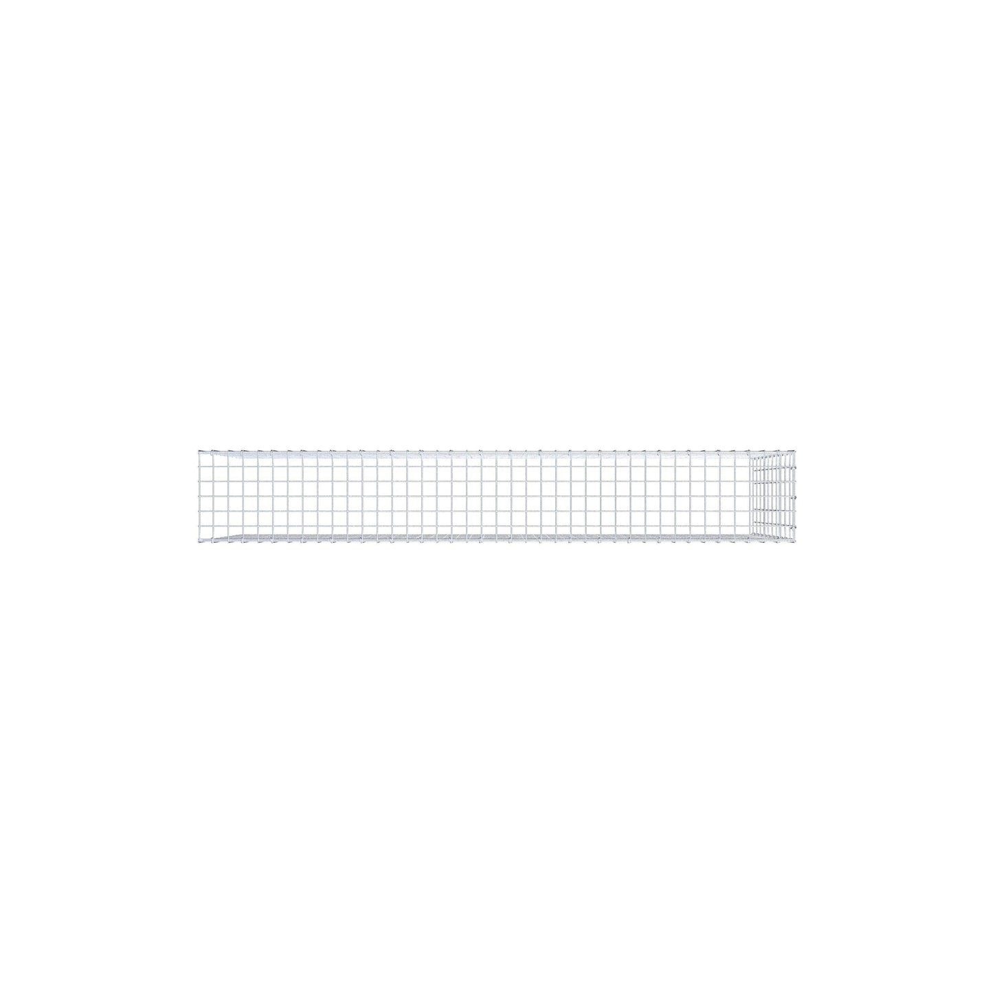 Fourche rapportée type 4 200 cm x 100 cm x 30 cm (L x H x P), mailles 5 cm x 10 cm, anneau en C