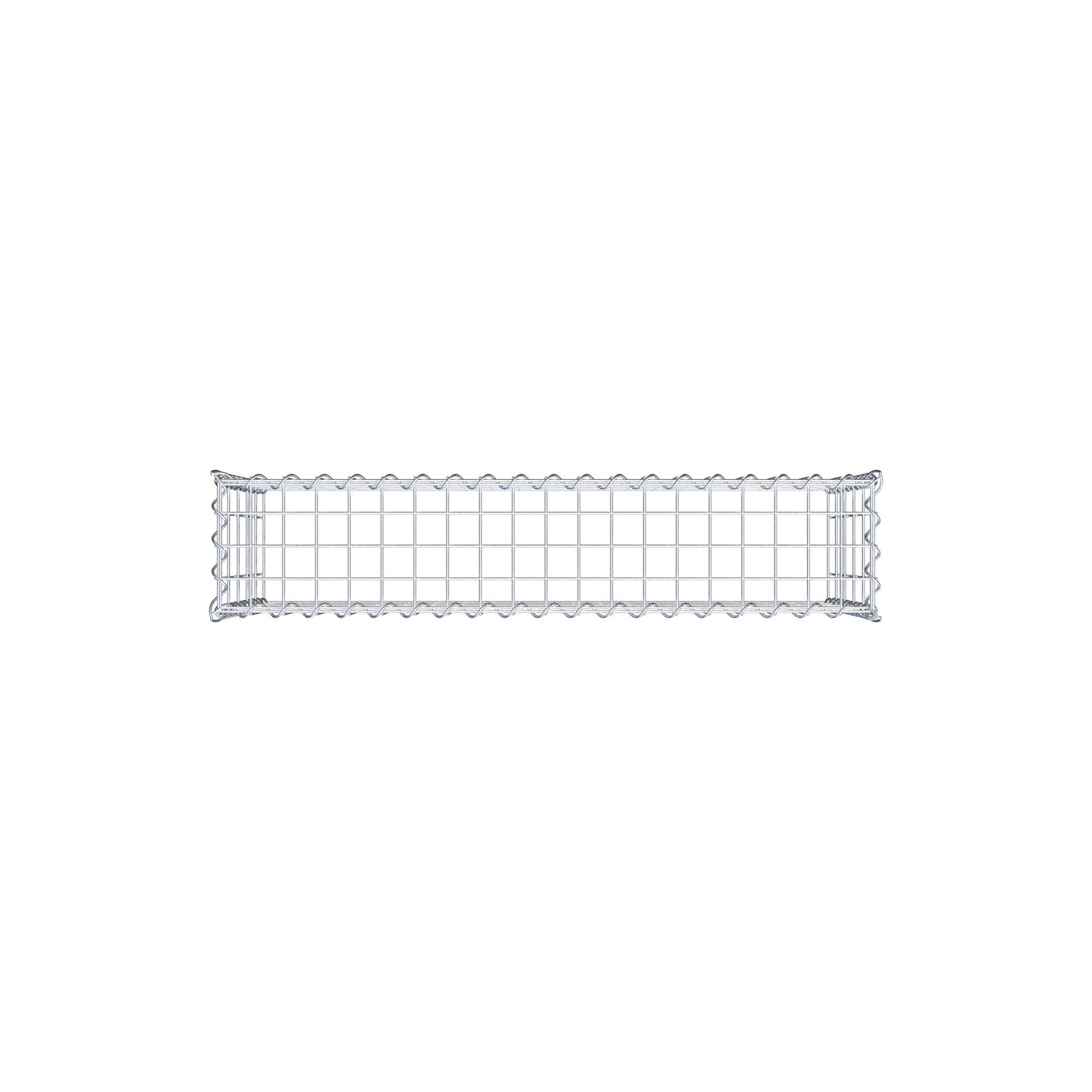 Gabbione aggiuntivo tipo 3 100 cm x 50 cm x 20 cm (L x H x P), dimensione maglia 5 cm x 10 cm, a spirale