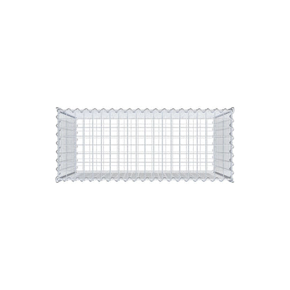 Gabion 100 cm x 80 cm x 40 cm (L x H x P), mailles 5 cm x 5 cm, spirale