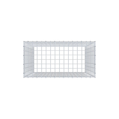 Gabião Tipo 3 100 cm x 80 cm x 40 cm (C x A x P), malhagem 5 cm x 5 cm, anel C