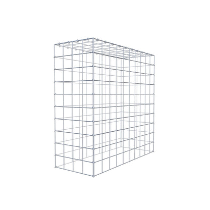 Fourche rapportée type 3 100 cm x 100 cm x 40 cm (L x H x P), mailles 10 cm x 10 cm, anneau en C