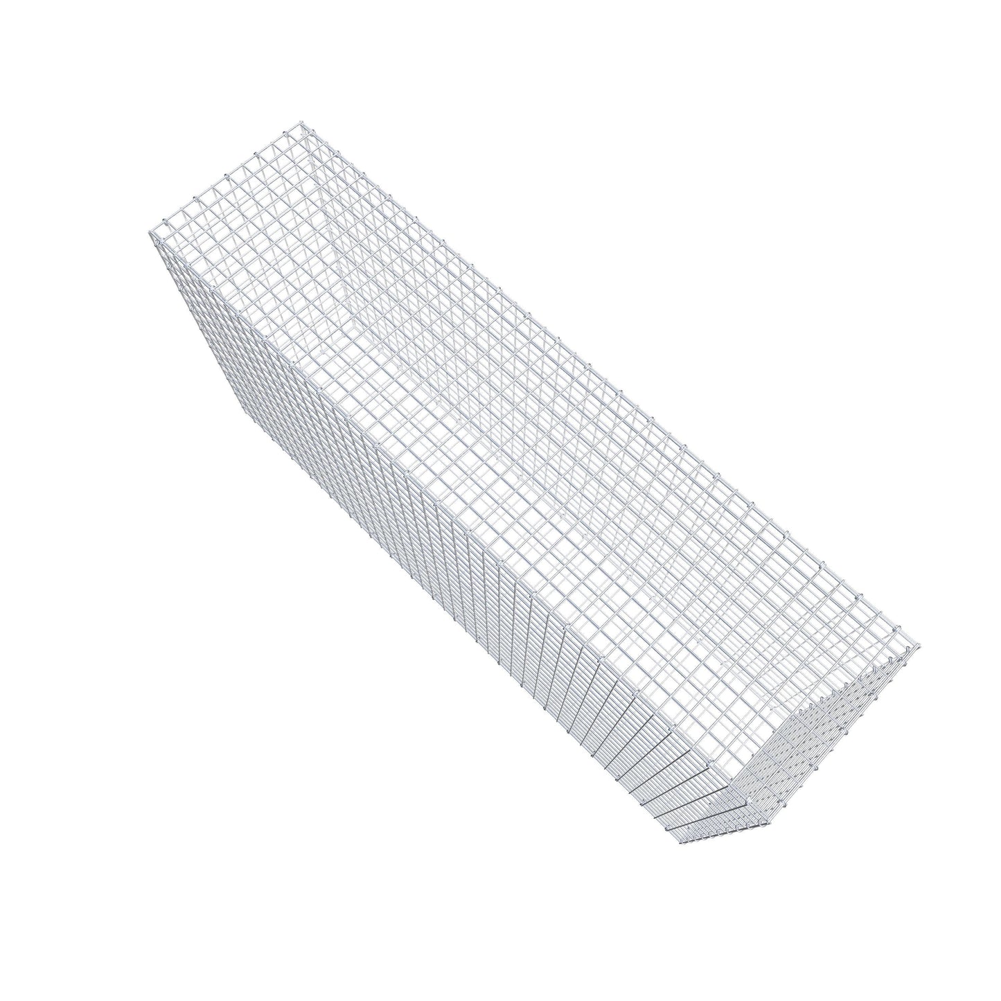 Gavión 200 cm x 100 cm x 50 cm (L x A x P), malla 5 cm x 5 cm, anillo en C
