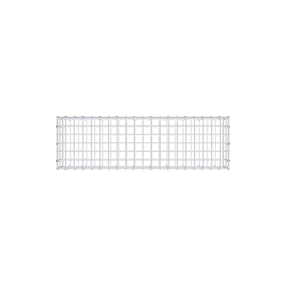 Gabione 100 cm x 20 cm x 30 cm (L x H x T), Maschenweite 5 cm x 10 cm, C-Ring