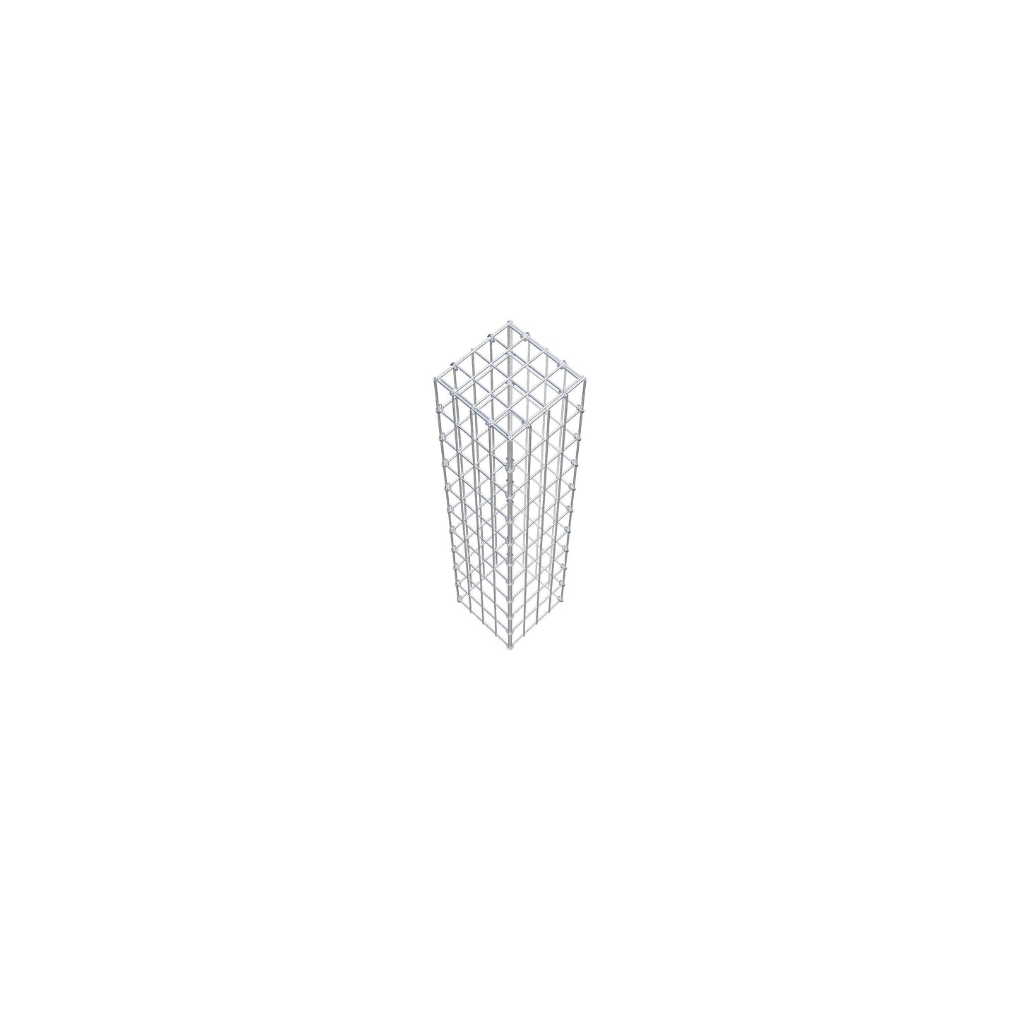 Gabbione aggiuntivo di tipo 3 100 cm x 20 cm x 20 cm (L x A x P), maglia 5 cm x 10 cm, anello a C