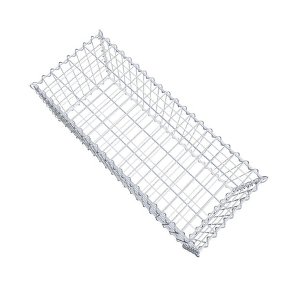 Gabião 100 cm x 40 cm x 40 cm (C x A x P), malhagem 5 cm x 10 cm, espiral