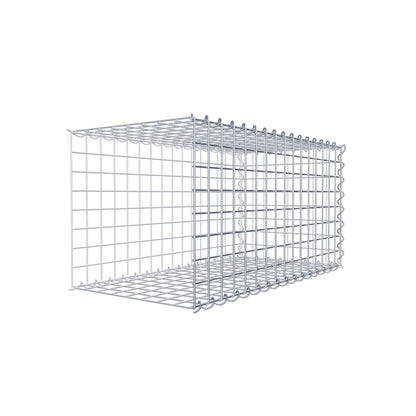 Gabbione aggiuntivo tipo 2 80 cm x 40 cm x 40 cm (L x H x P), dimensione maglia 5 cm x 5 cm, a spirale