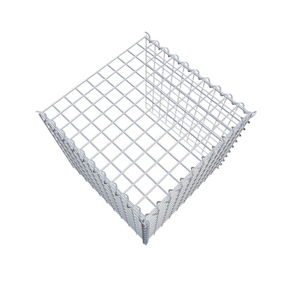 Gabion rapporté type 4 50 cm x 50 cm x 50 cm (L x H x P), mailles 5 cm x 5 cm, spirale