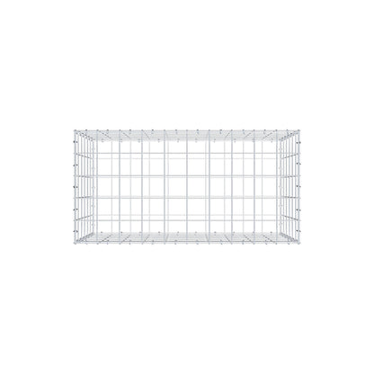 Gabion 100 cm x 60 cm x 50 cm (L x H x P), mailles 10 cm x 10 cm, anneau en C
