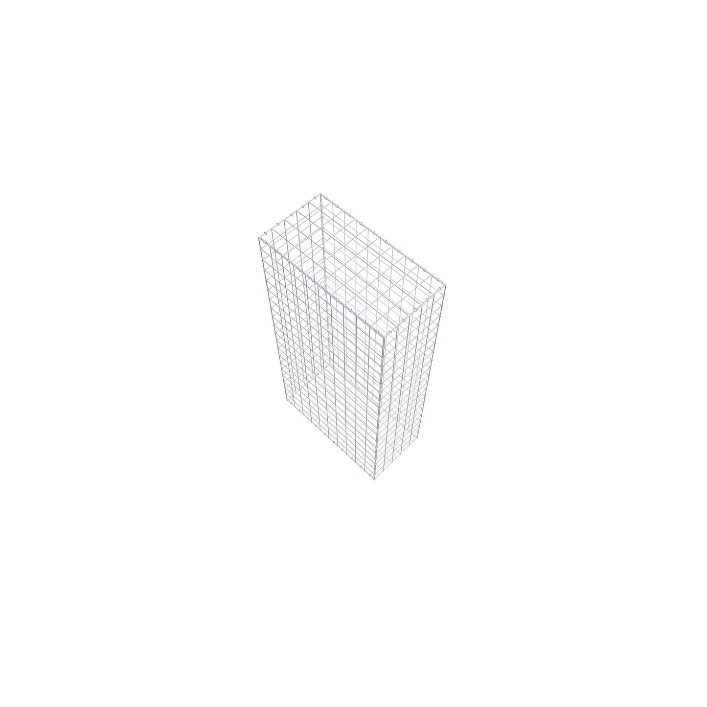 Gabião 200 cm x 100 cm x 50 cm (C x A x P), malhagem 10 cm x 10 cm, anel C
