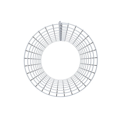 Colonne de gabion ronde 47 cm de diamètre, 80 cm de hauteur, mailles 5 cm x 10 cm