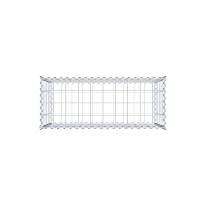 Gabion 100 cm x 60 cm x 40 cm (L x H x P), mailles 10 cm x 10 cm, spirale