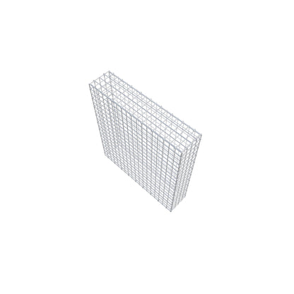 Gabião 100 cm x 90 cm x 20 cm (C x A x P), malhagem 5 cm x 5 cm, anel C