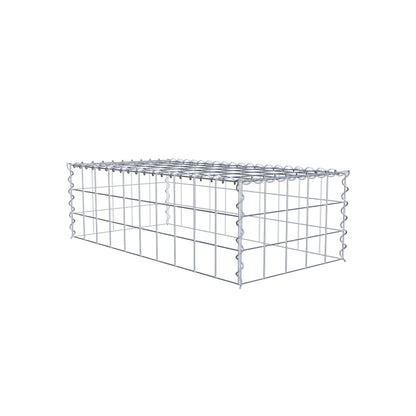 Grown-on gabion type 3 100 cm x 30 cm x 50 cm (L x H x D), mesh size 10 cm x 10 cm, spiral