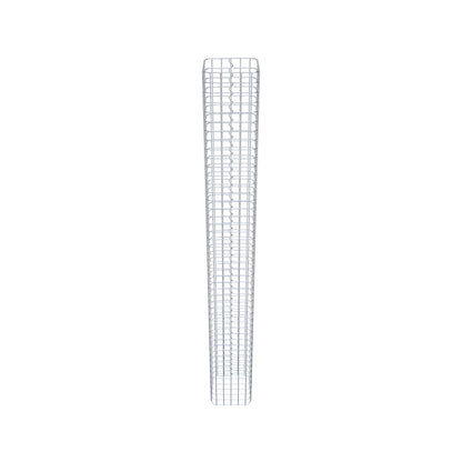 Colonne de gabion carrée 27 cm x 27 cm, 230 cm de hauteur, MW 5 cm x 5 cm