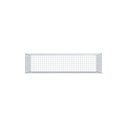 Gabion rapporté type 3 200 cm x 100 cm x 50 cm (L x H x P), mailles 5 cm x 5 cm, spirale