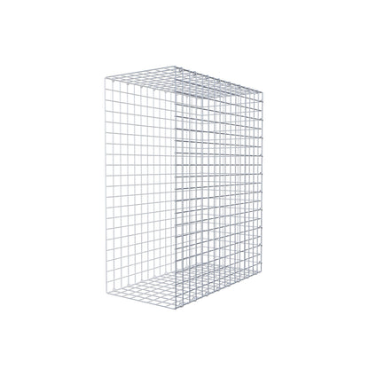 Gavión complementario de tipo 2 100 cm x 80 cm x 40 cm (largo x alto x fondo), malla 5 cm x 5 cm, anillo en C