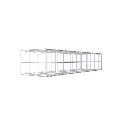Fourche rapportée type 2 100 cm x 20 cm x 30 cm (L x H x P), mailles 10 cm x 10 cm, anneau C