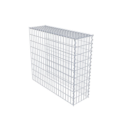 Gabion rapporté type 4 100 cm x 90 cm x 30 cm (L x H x P), mailles 5 cm x 10 cm, spirale