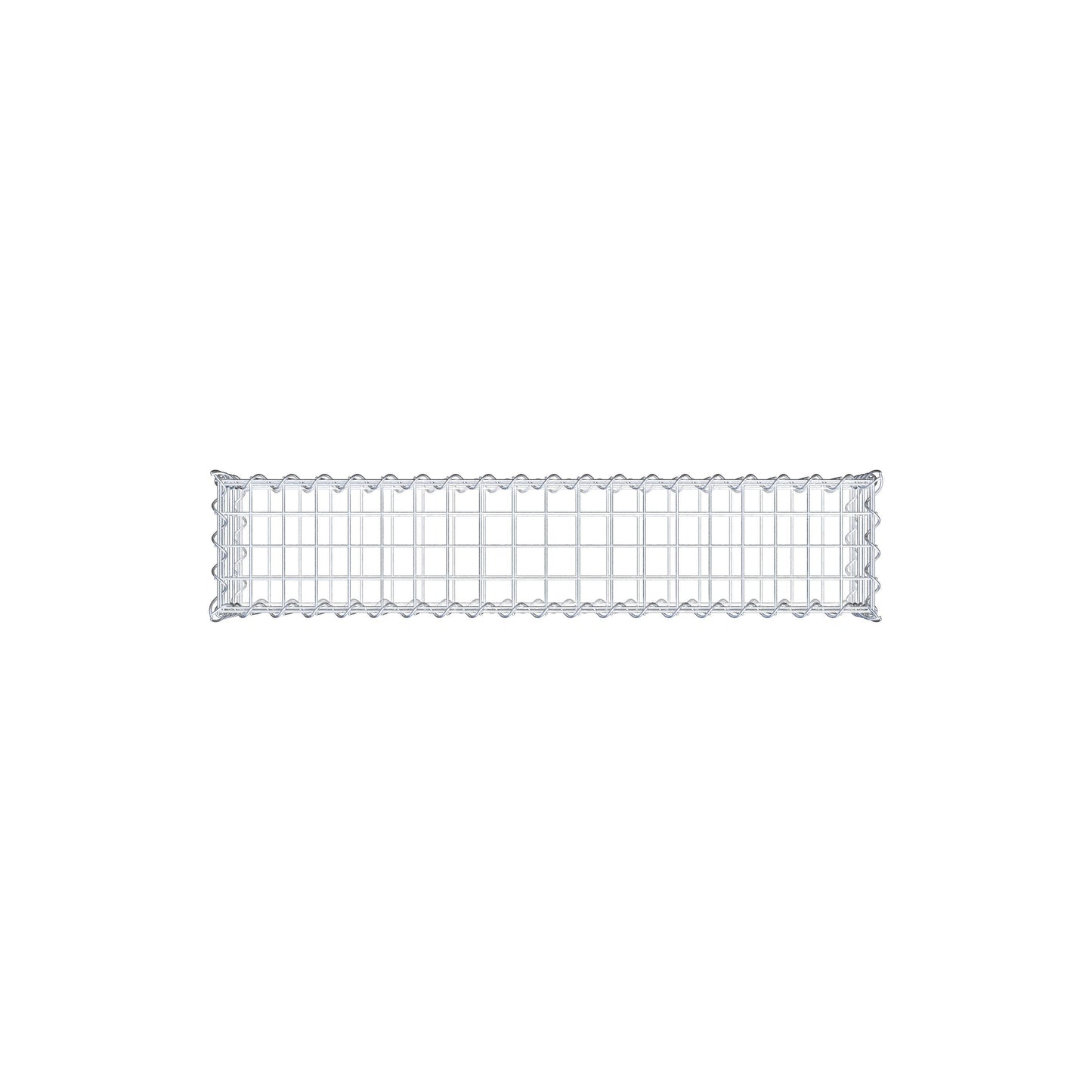 Gabion 100 cm x 20 cm x 20 cm (L x H x P), mailles 5 cm x 5 cm, spirale