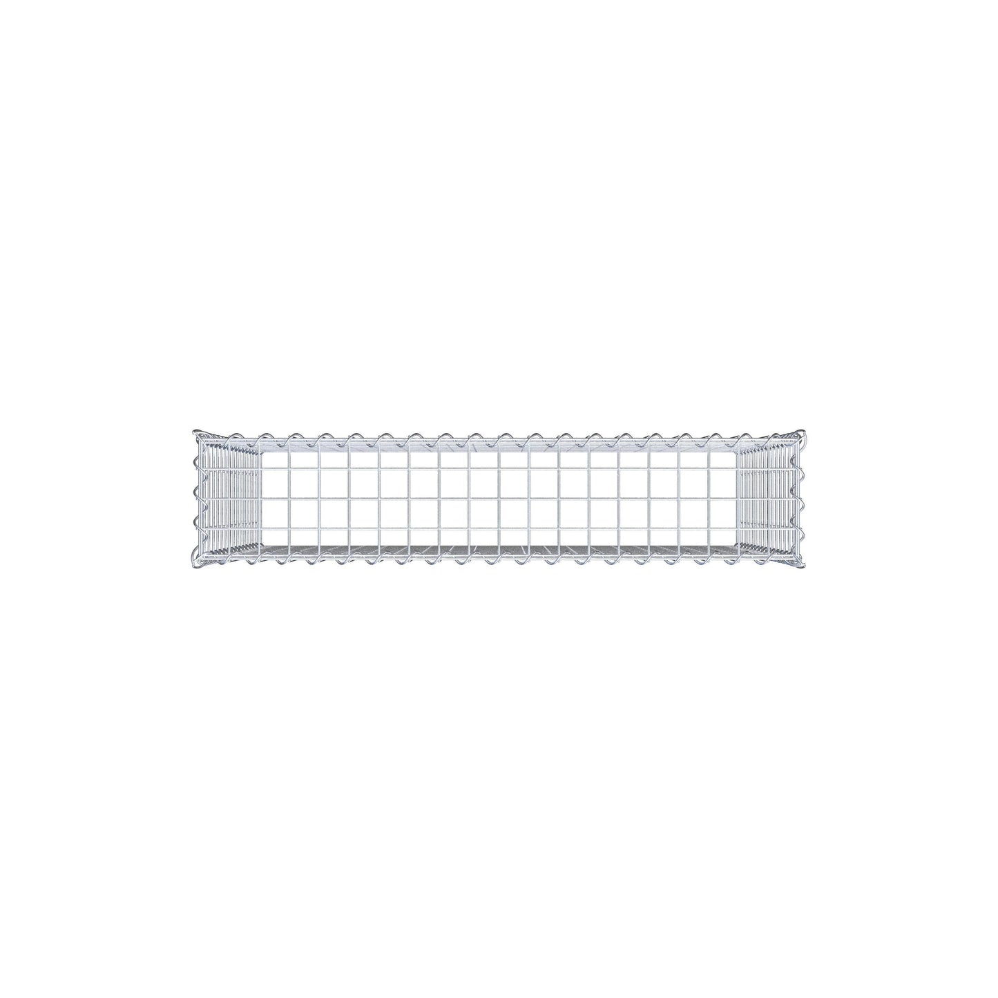Add-on schanskorf type 3 100 cm x 80 cm x 20 cm (L x H x D), maaswijdte 5 cm x 5 cm, spiraalvormig