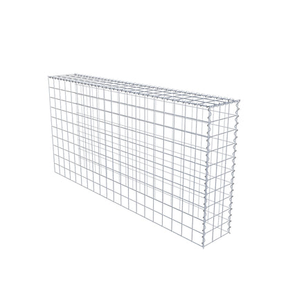 Opvokset gabion type 4 200 cm x 100 cm x 30 cm (L x H x D), maskestørrelse 10 cm x 10 cm, spiral