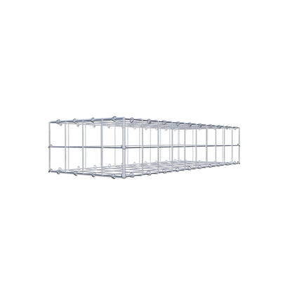 Gabion 100 cm x 20 cm x 40 cm (L x H x D), maskstorlek 10 cm x 10 cm, C-ring