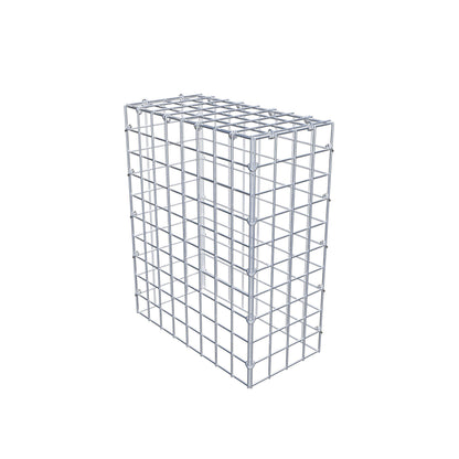 Anbaugabione Typ 3 50 cm x 40 cm x 20 cm (L x H x T), Maschenweite 5 cm x 5 cm, C-Ring