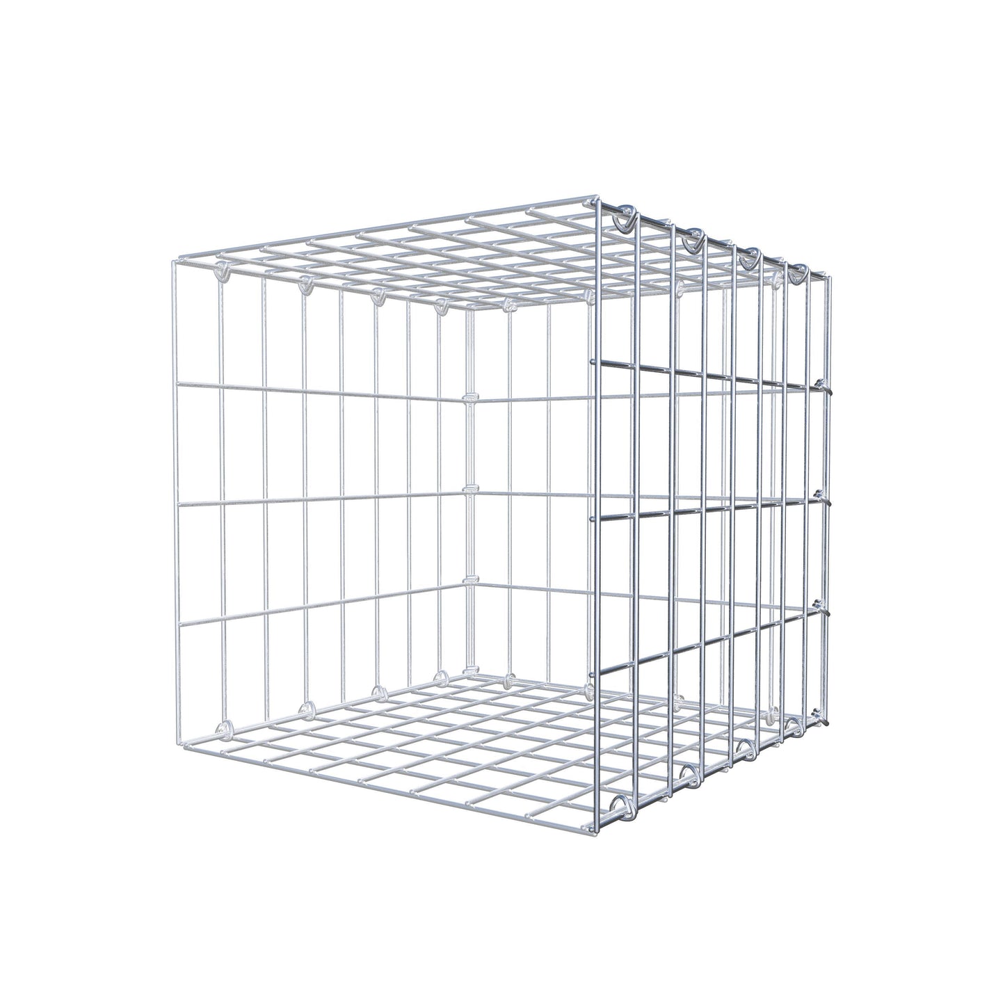 Fourche rapportée type 2 40 cm x 40 cm x 40 cm, mailles 5 cm x 10 cm, anneau en C
