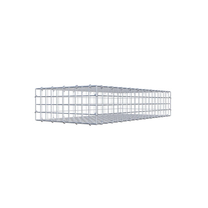 Gabion 100 cm x 20 cm x 50 cm (L x H x P), mailles 5 cm x 5 cm, anneau en C