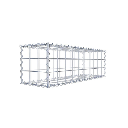 Gabion 100 cm x 30 cm x 30 cm (L x H x P), mailles 10 cm x 10 cm, spirale