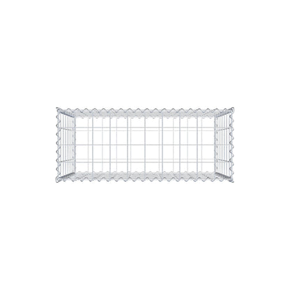 Gabion 100 cm x 70 cm x 40 cm (L x H x D), mesh size 10 cm x 10 cm, spiral
