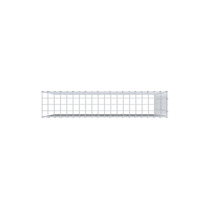 Gabbione aggiuntivo tipo 4 100 cm x 80 cm x 20 cm (L x H x P), maglia 5 cm x 5 cm, anello a C