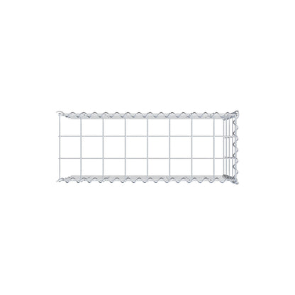 Gabion rapporté type 4 80 cm x 40 cm x 30 cm (L x H x P), mailles 10 cm x 10 cm, spirale