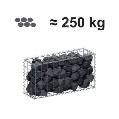 Gabion 100 cm x 50 cm x 30 cm (L x H x P), mailles 10 cm x 10 cm, spirale