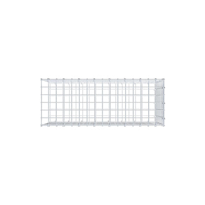Gabião Tipo 2 80 cm x 40 cm x 30 cm (C x A x P), malhagem 5 cm x 5 cm, anel C