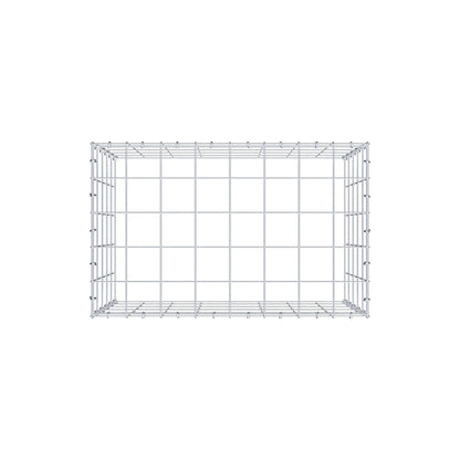 Fourche rapportée type 3 80 cm x 50 cm x 50 cm (L x H x P), mailles 10 cm x 10 cm, anneau C