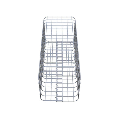 Gabionpelare, kantig 32 cm x 32 cm, 80 cm hög, MW 5 cm x 5 cm