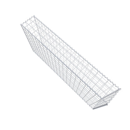 Gabion 200 cm x 100 cm x 30 cm (L x H x D), maskstorlek 10 cm x 10 cm, spiral