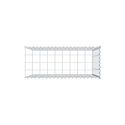 Opvokset gabion type 4 100 cm x 80 cm x 40 cm (L x H x D), maskestørrelse 10 cm x 10 cm, spiral