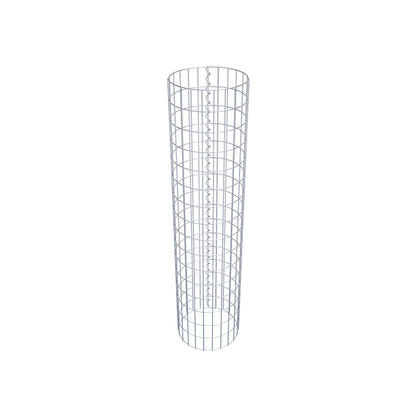 Gabionpelare rund 37 cm diameter, 160 cm höjd, maskstorlek 5 cm x 10 cm